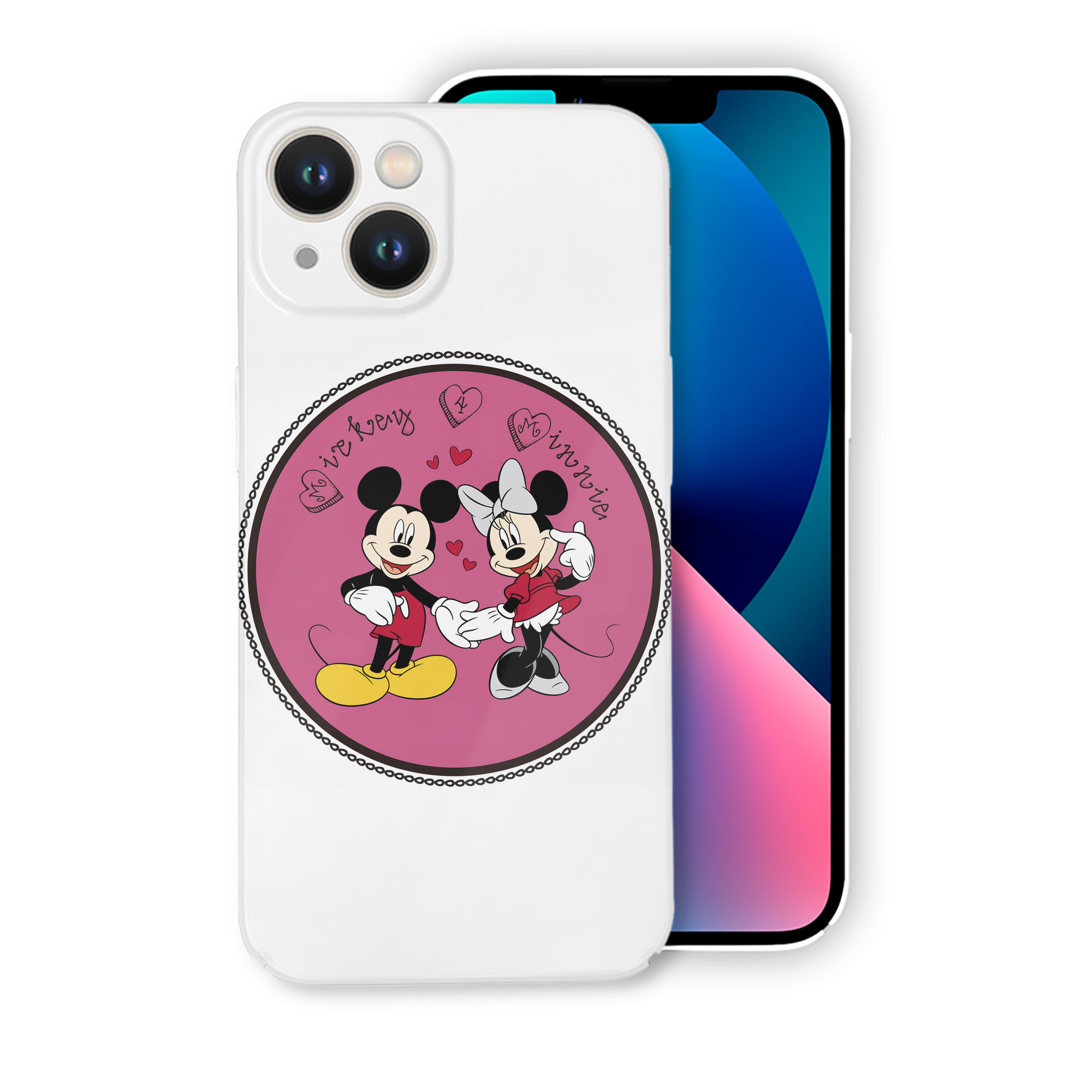 （画像用） ミッキーマウス Mickey Mouse 【iPhone 14シリーズ対応】ハードケース